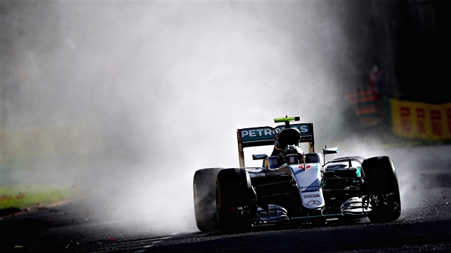 Nico Rosberg sous la pluie Nico Rosberg sous la pluie