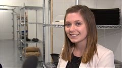 Jessica Pool, étudiante à la maîtrise en biologie de l'UQTR. Jessica Pool, étudiante à la maîtrise en biologie de l'UQTR.