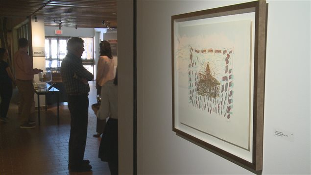 Le tableau intitulé « Le clocher de Vétheuil », de Jean-Paul Riopelle, fait partie des œuvres vendues. Le tableau intitulé « Le clocher de Vétheuil », de Jean-Paul Riopelle, fait partie des œuvres vendues.