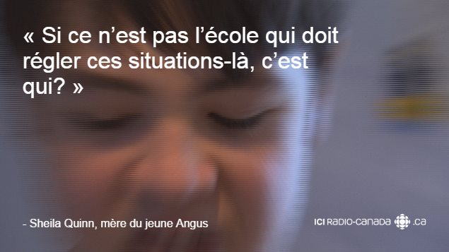 Si ce n'est pas l'école qui doit régler ces situations-là, c'est qui? Si ce n'est pas l'école qui doit régler ces situations-là, c'est qui?