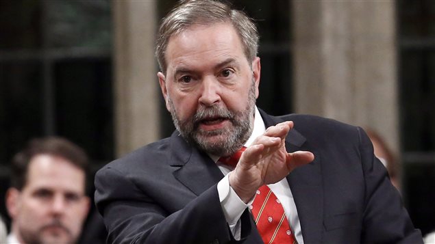 Thomas Mulcair à la Chambre des communes Thomas Mulcair à la Chambre des communes