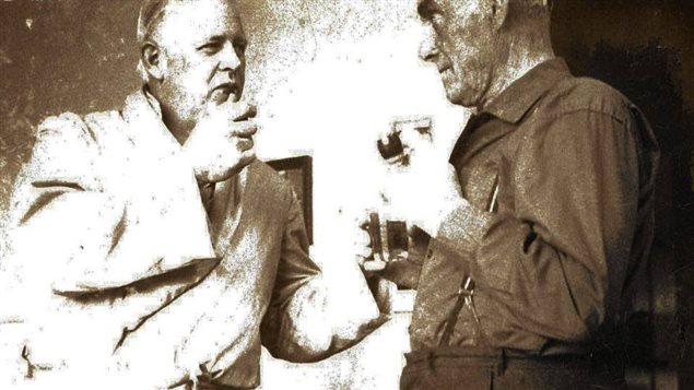Le grand-père de l'auteure Suzanne Richard et son cousin. Le grand-père de l'auteure Suzanne Richard et son cousin.