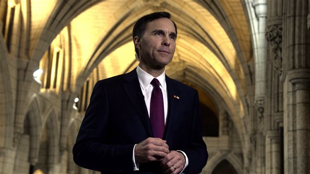 Minister of Finance Bill Morneau takes part in media interviews in the foyer of the House of Commons after delivering the federal budget on Parliament Hill in Ottawa on Tuesday, March 22, 2016. Minister of Finance Bill Morneau takes part in media interviews in the foyer of the House of Commons after delivering the federal budget on Parliament Hill in Ottawa on Tuesday, March 22, 2016.