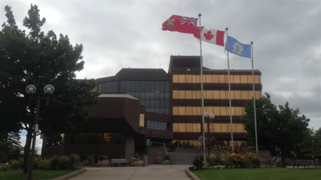 L'Hôtel de ville de Sault-Sainte-Marie. L'Hôtel de ville de Sault-Sainte-Marie.