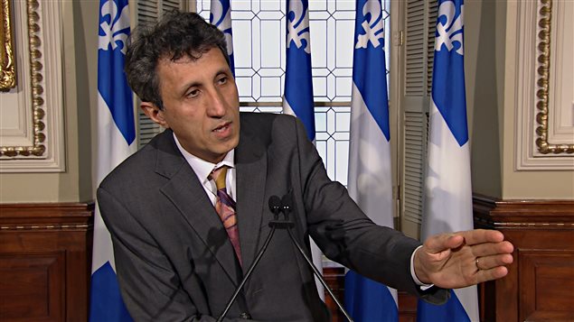 Le député de Québec solidaire Amir Khadir Le député de Québec solidaire Amir Khadir