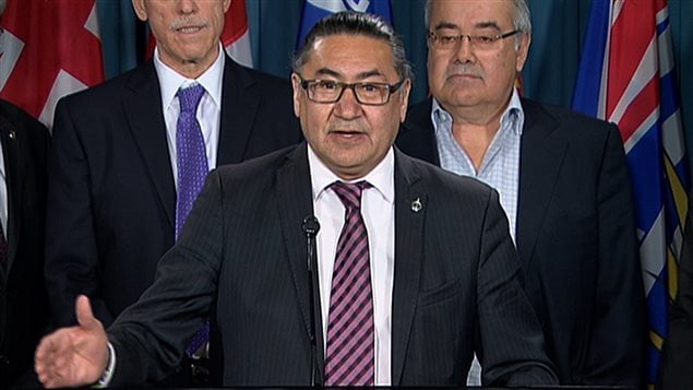 Le député néo-démocrate Romeo Saganash, en conférence de presse, jeudi, à Ottawa Le député néo-démocrate Romeo Saganash, en conférence de presse, jeudi, à Ottawa