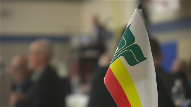 drapeau franco-manitobain drapeau franco-manitobain