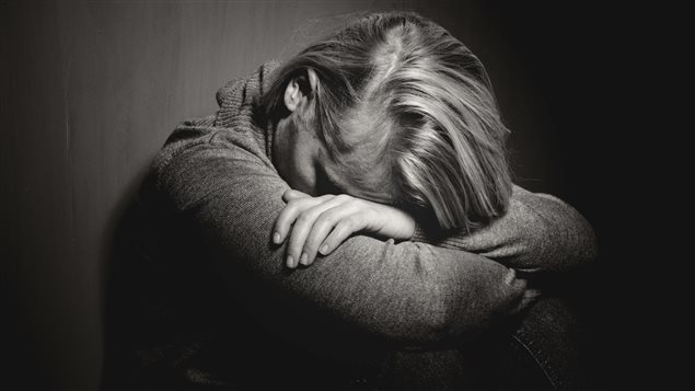 Une femme en dépression