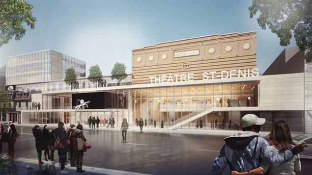 Maquette du réaménagement du Théâtre St-Denis Maquette du réaménagement du Théâtre St-Denis