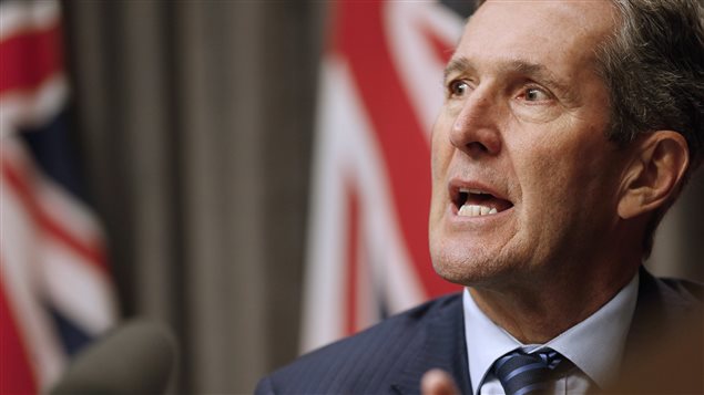 Le premier ministre du Manitoba, Brian Pallister. Le premier ministre du Manitoba, Brian Pallister.