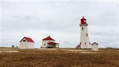 Le phare de l'Anse-à-la-Cabane sur l'île du Havre Aubert