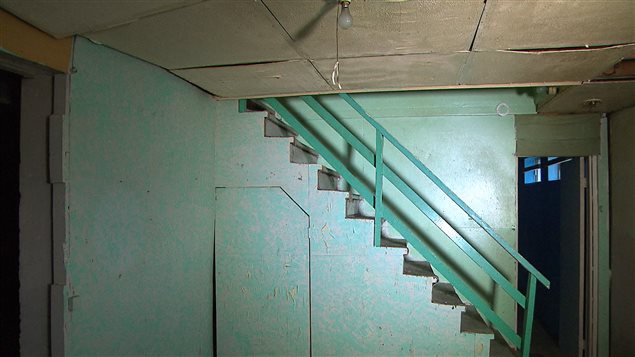 L'intérieur d'un logement inhabité du complexe d'habitation Val-Martin