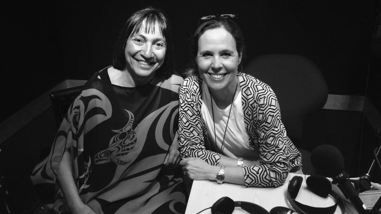 Cheydra Haramein et Célyne Gagnon, à l'émission Le monde chez nous