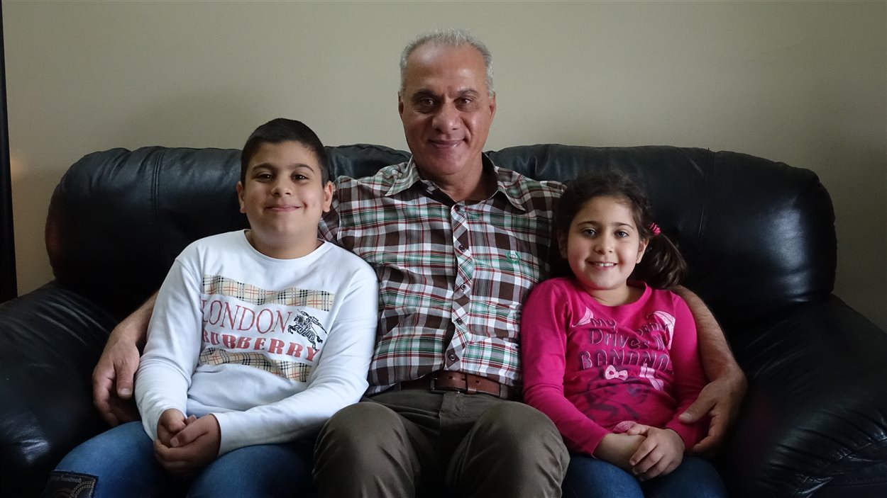 Fouad Anouf et ses enfants
