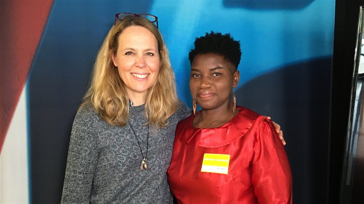 Wanda Jemly en compagnie de Célyne Gagnon