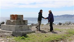 Tournage du documentaire à Cap-des-Rosiers Tournage du documentaire à Cap-des-Rosiers
