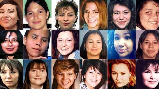 Des femmes autochtones assassinées ou disparues. Des femmes autochtones assassinées ou disparues.