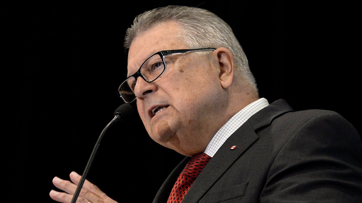 Le ministre de la Sécurité publique Ralph Goodale