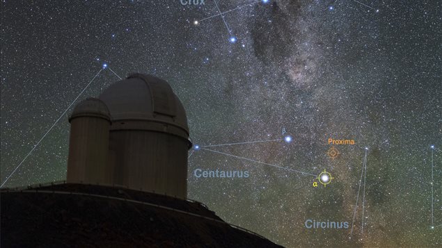 Une vue de la voute stellaire depuis l'observatoire de l'ESO au Chili Une vue de la voute stellaire depuis l'observatoire de l'ESO au Chili