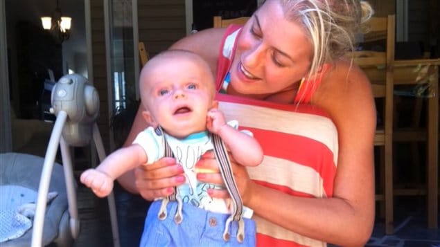 Lynda-Marie et son fils Louis Lynda-Marie et son fils Louis