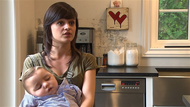 Morgane Lebougre et son petit Ayden Morgane Lebougre et son petit Ayden