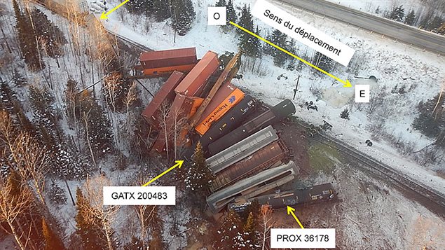 Déraillement d'un train près de Nipigon en 2015 : un rail s'est brisé, selon le BST - ICI.Radio-Canada.ca