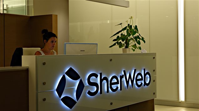 La réception de l'entreprise Sherweb La réception de l'entreprise Sherweb