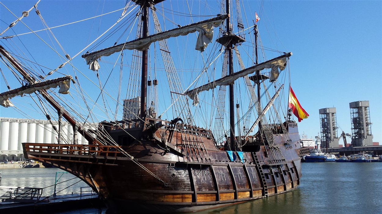 Le voilier El Galeon de passage à Québec Le voilier El Galeon de passage à Québec