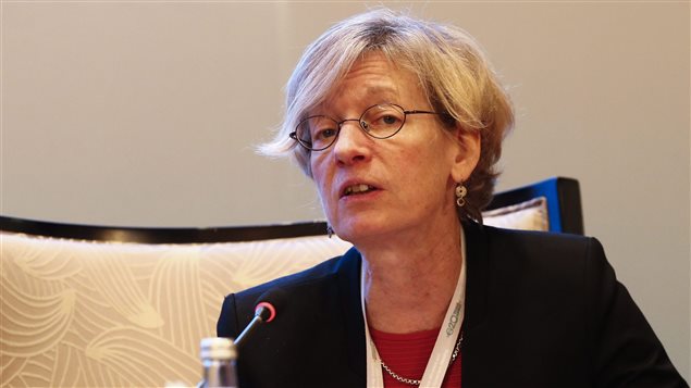 Catherine Mann, économiste en chef de l'Organisation de coopération et de développement économiques (OCDE) Catherine Mann, économiste en chef de l'Organisation de coopération et de développement économiques (OCDE)