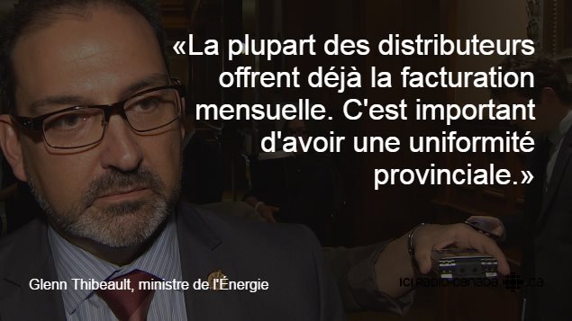 Le ministre de l'Énergie, Glenn Thibeault Le ministre de l'Énergie, Glenn Thibeault