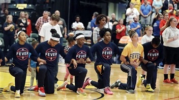 Des joueuses du Fever de l'Indiana Des joueuses du Fever de l'Indiana