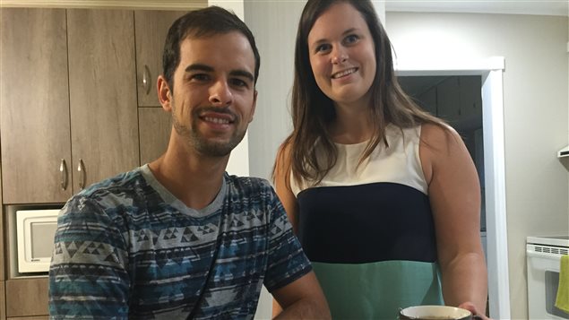 Mathieu Chartrand et Anastacia Brunelle viennent de démarrer Te. Mathieu Chartrand et Anastacia Brunelle viennent de démarrer Te.
