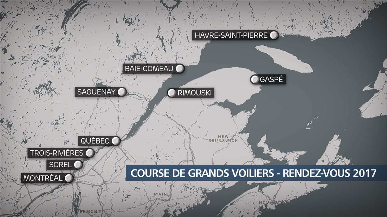 Quelques arrêts prévus au Québec pour le Rendez-Vous 2017. Quelques arrêts prévus au Québec pour le Rendez-Vous 2017.