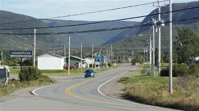 Rue principale de Chéticamp, le Chemin Cabot.