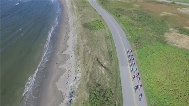 L'itinéraire du Gran Fondo offre des points de vue à couper le souffle sur la baie Sainte-Marie.