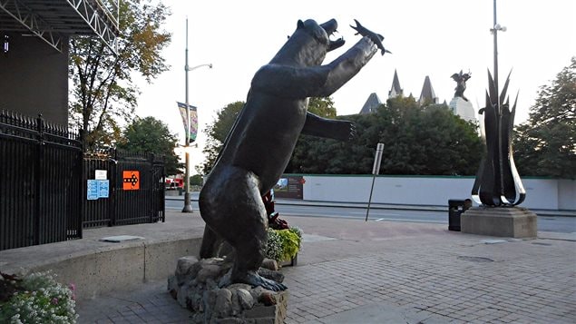 La statue « Territorial Prerogative », à Ottawa La statue « Territorial Prerogative », à Ottawa