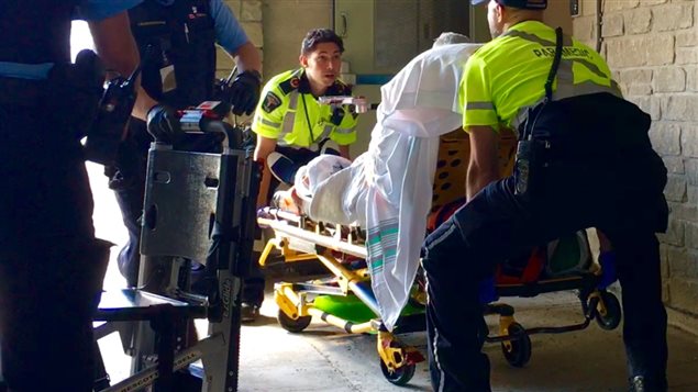 La comparution du suspect, Daniel Lalonde, a été suspendue pour des raisons médicales au palais de justice de L'Orignal vendredi. La comparution du suspect, Daniel Lalonde, a été suspendue pour des raisons médicales au palais de justice de L'Orignal vendredi.