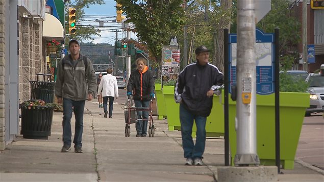 La rue St-George à Moncton