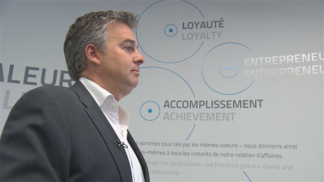 Le président et fondateur de H2O innovation, Frédéric Dugré a des idées de grandeur.