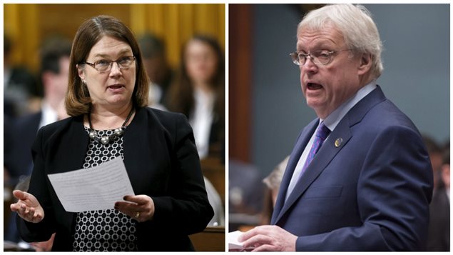 La ministre de la Santé fédérale, Jane Philpott, et le ministre de la Santé du Québec, Gaétan Barrette. La ministre de la Santé fédérale, Jane Philpott, et le ministre de la Santé du Québec, Gaétan Barrette.