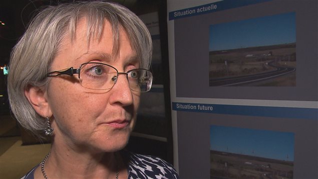 Ginette Cantin, porte-parole d'Hydro-Québec Ginette Cantin, porte-parole d'Hydro-Québec