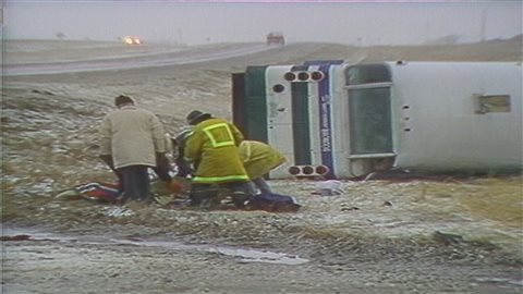 Un accident d'autobus en 1986 entre Regina et Swift Current a couté la vie à quatre joueurs des Broncos. Un accident d'autobus en 1986 entre Regina et Swift Current a couté la vie à quatre joueurs des Broncos.