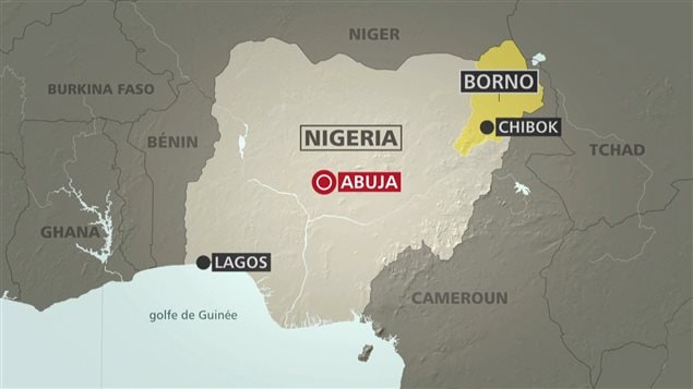 Les lycéennes ont été enlevées en avril 2014 à Chibok, dans le nord-est du Nigeria. Les lycéennes ont été enlevées en avril 2014 à Chibok, dans le nord-est du Nigeria.