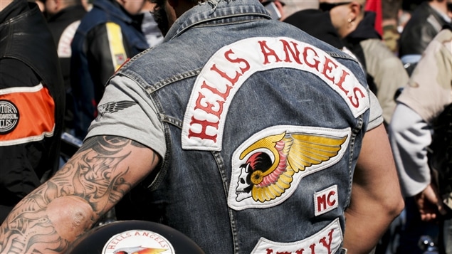 Un membre des Hells Angels Un membre des Hells Angels