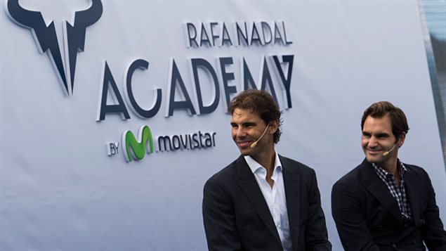 Rafael Nadal et Roger Federer Rafael Nadal et Roger Federer
