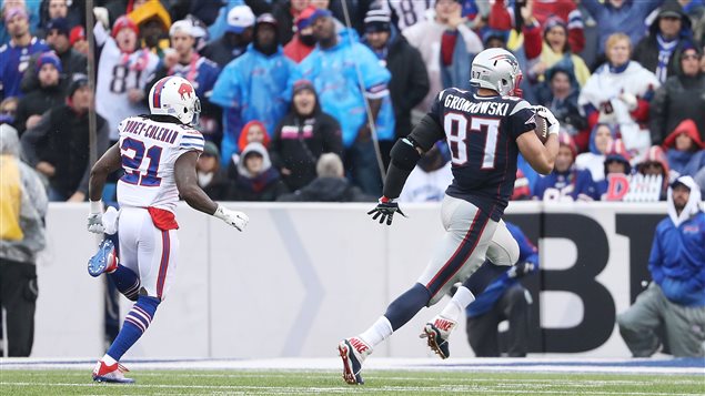 Rob Gronkowski (#87) en route vers le 69e touché de sa carrière