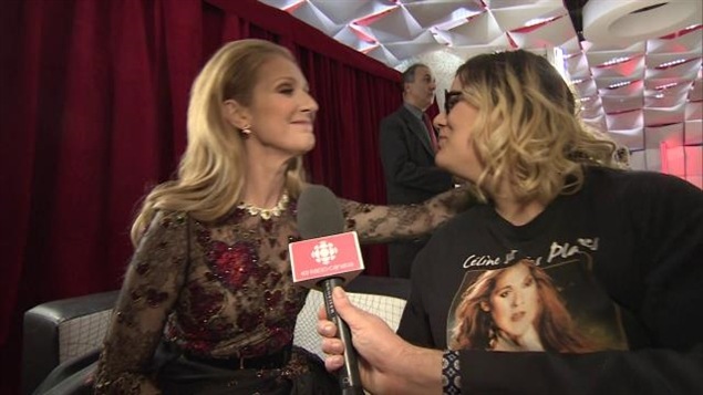 Safia Nolin rencontre son idole, Céline Dion