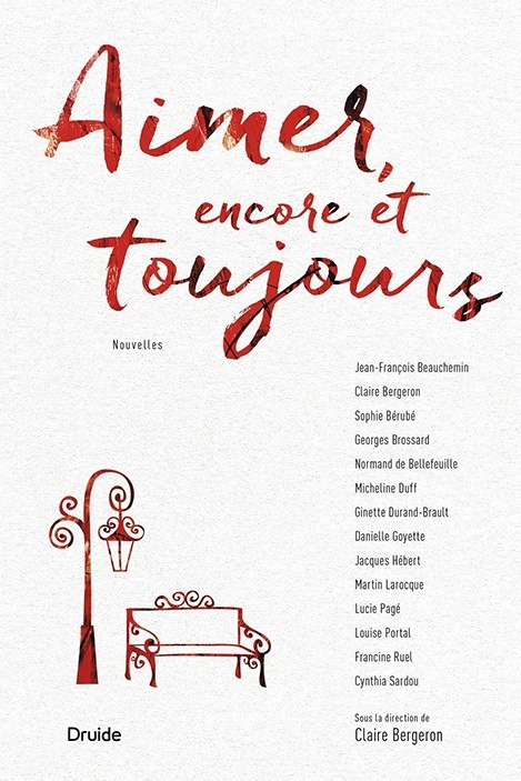 La couverture du livres Aimer encore et toujours où il y a un banc et un lampadaire La couverture du livres Aimer encore et toujours où il y a un banc et un lampadaire