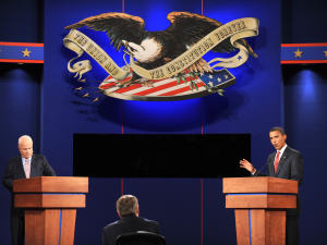 Premier débat télévisé entre John McCain et Barack Obama Premier débat télévisé entre John McCain et Barack Obama
