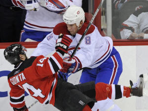 Mike Komisarek et Brian Gionta Mike Komisarek et Brian Gionta
